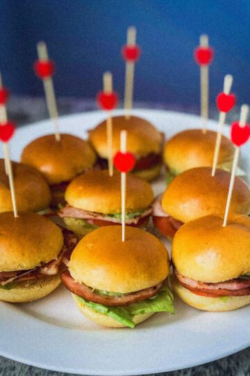 Mini BLT sliders