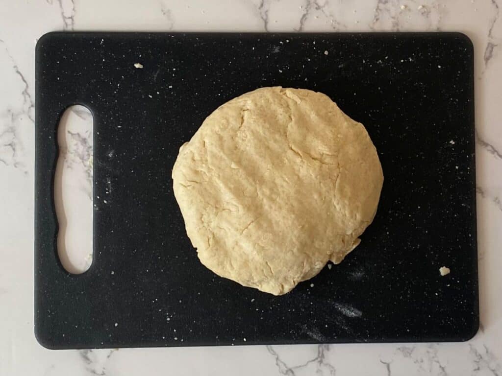 Afternoon Tea Scone dough on a black board
