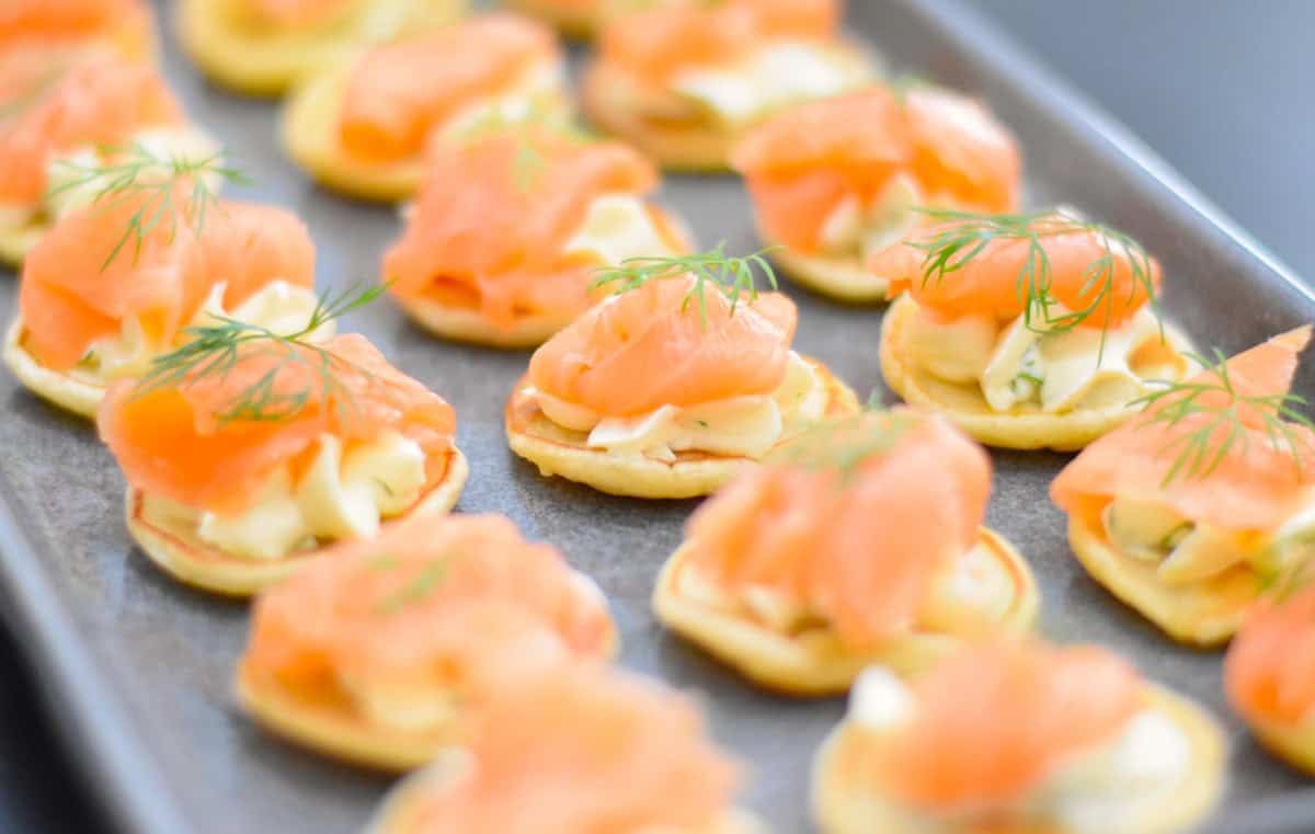 Smoked Salmon Pikelets