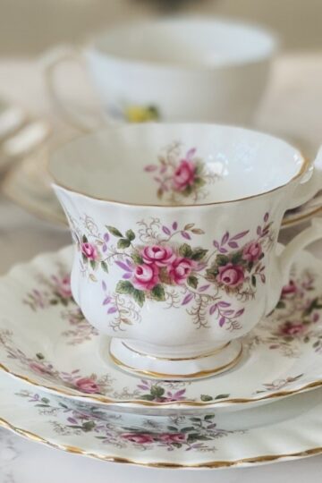 Hosting an afternoon tea at home teacup trios