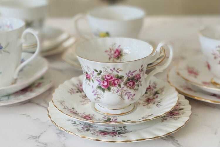 Hosting an afternoon tea at home teacup trios
