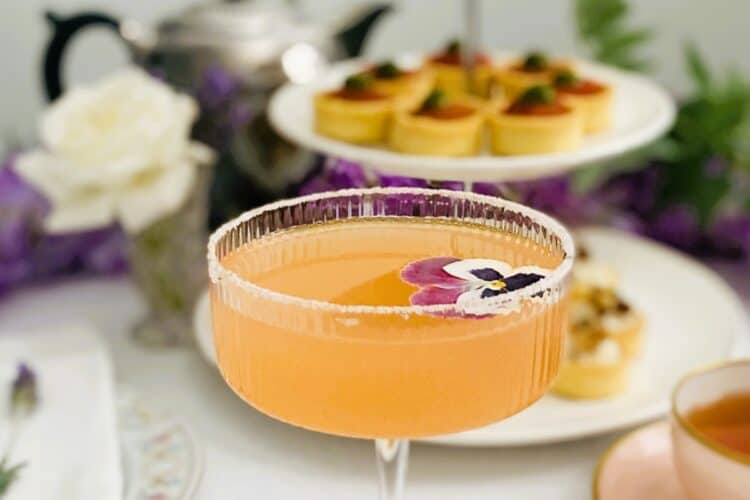 Afternoon tea mimosas