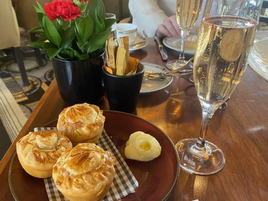 Hyatt Hotel Canberra High Tea pies