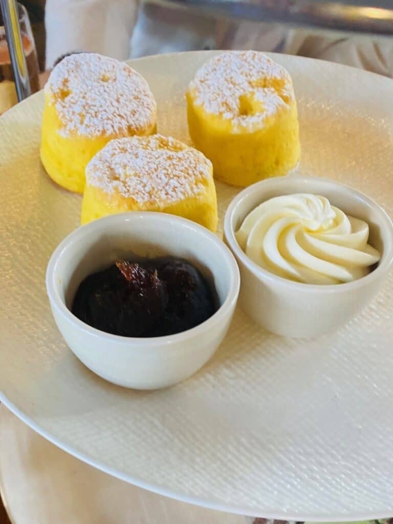 Review: Hyatt Hotel Canberra pumpkin scones with quince paste and cream