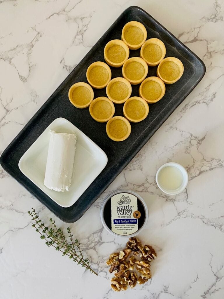 Goat's Cheest Tartlets ingredients