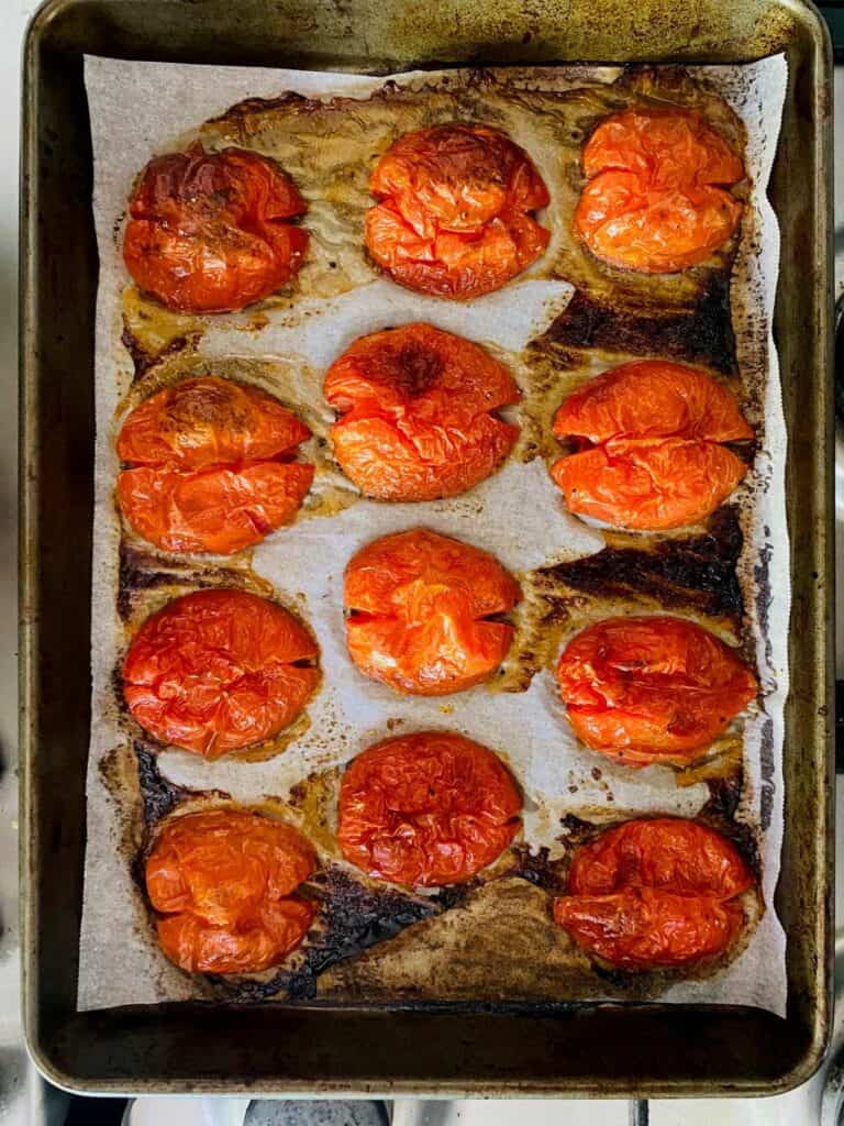 tomato & pesto tartlets roasted tomatoes