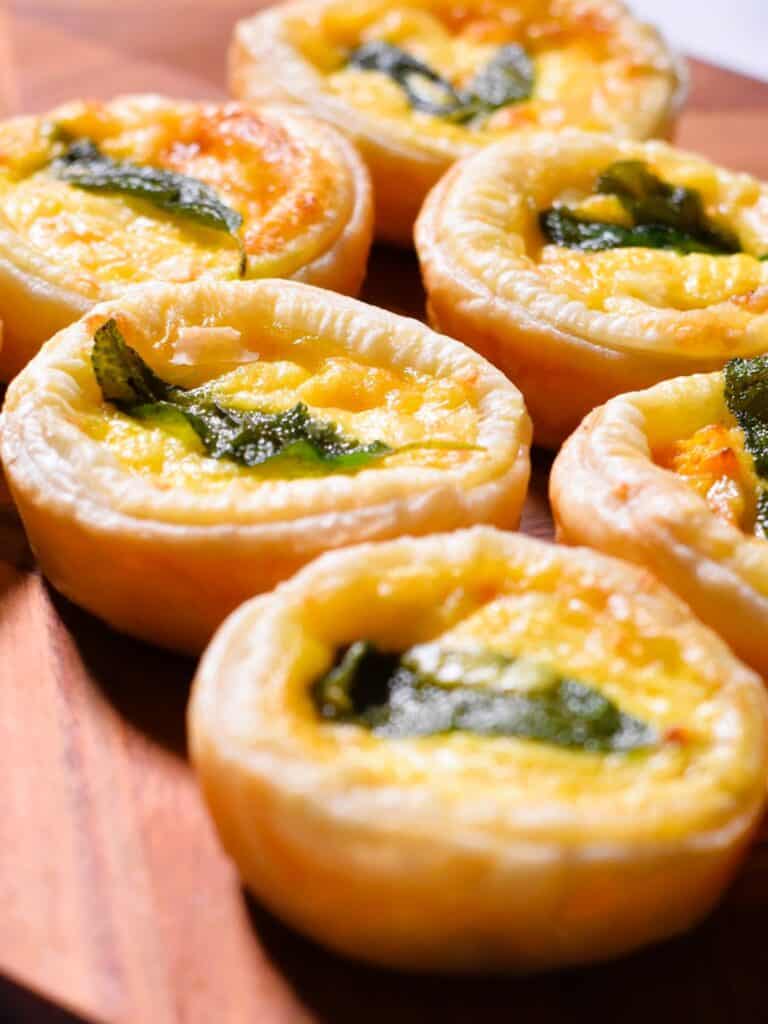 Pumpkin & Sage Mini Quiche