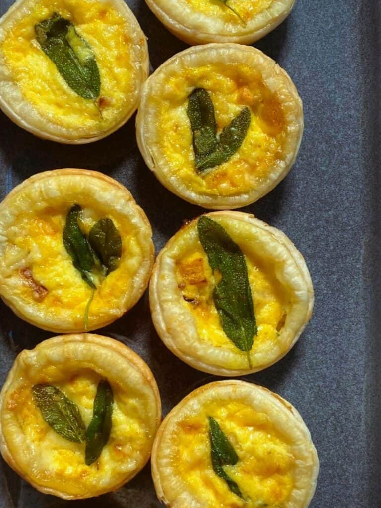 Pumpkin & Sage Mini Quiche