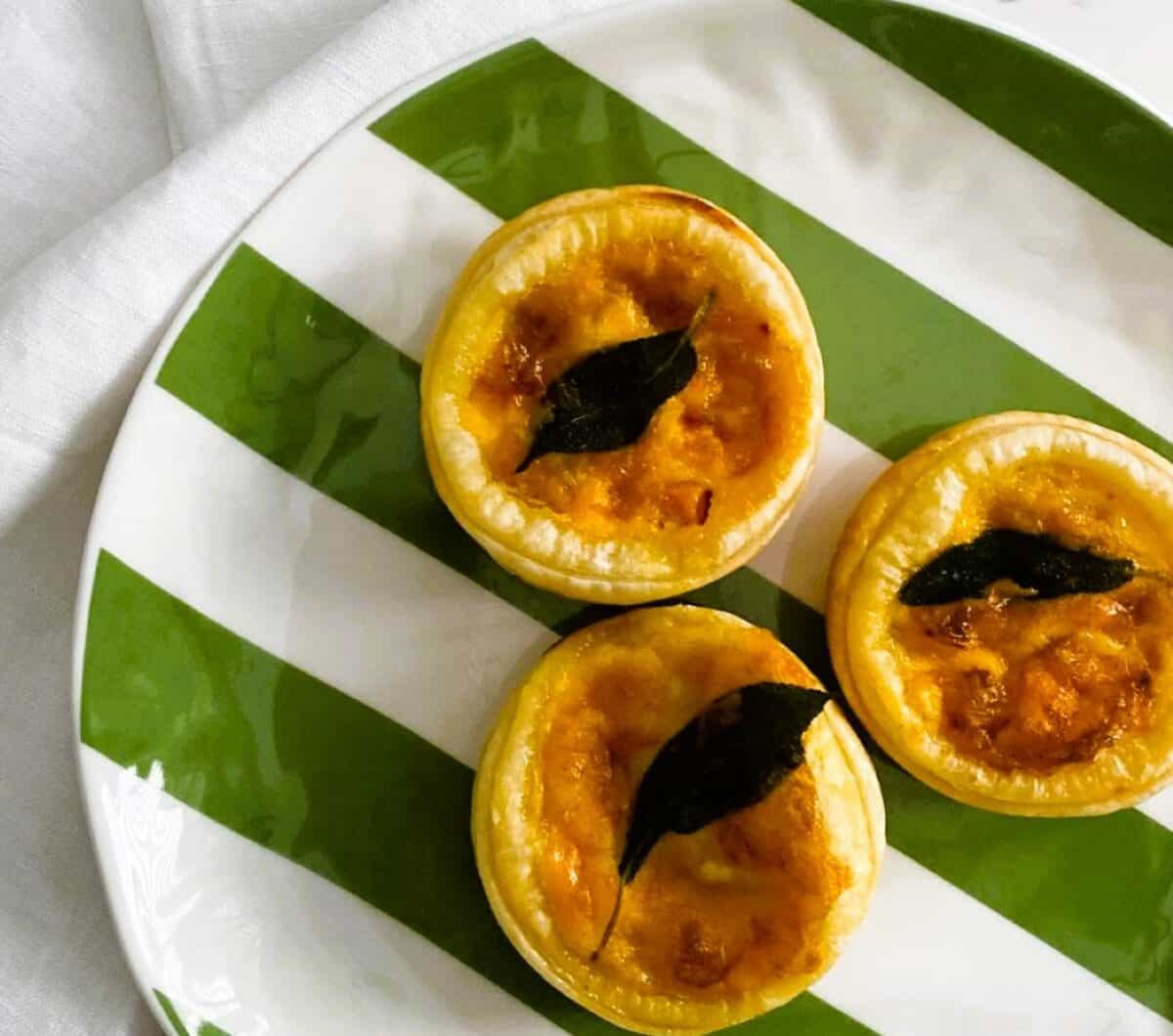 Pumpkin & Sage Mini Quiche