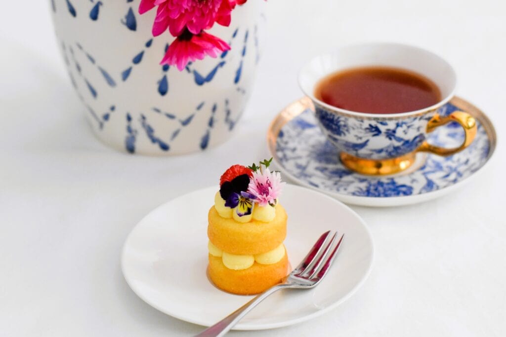 hosting an Afternoon tea at home with flower & sugar