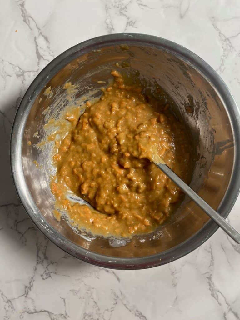 Carrot Cake Fingers mixture