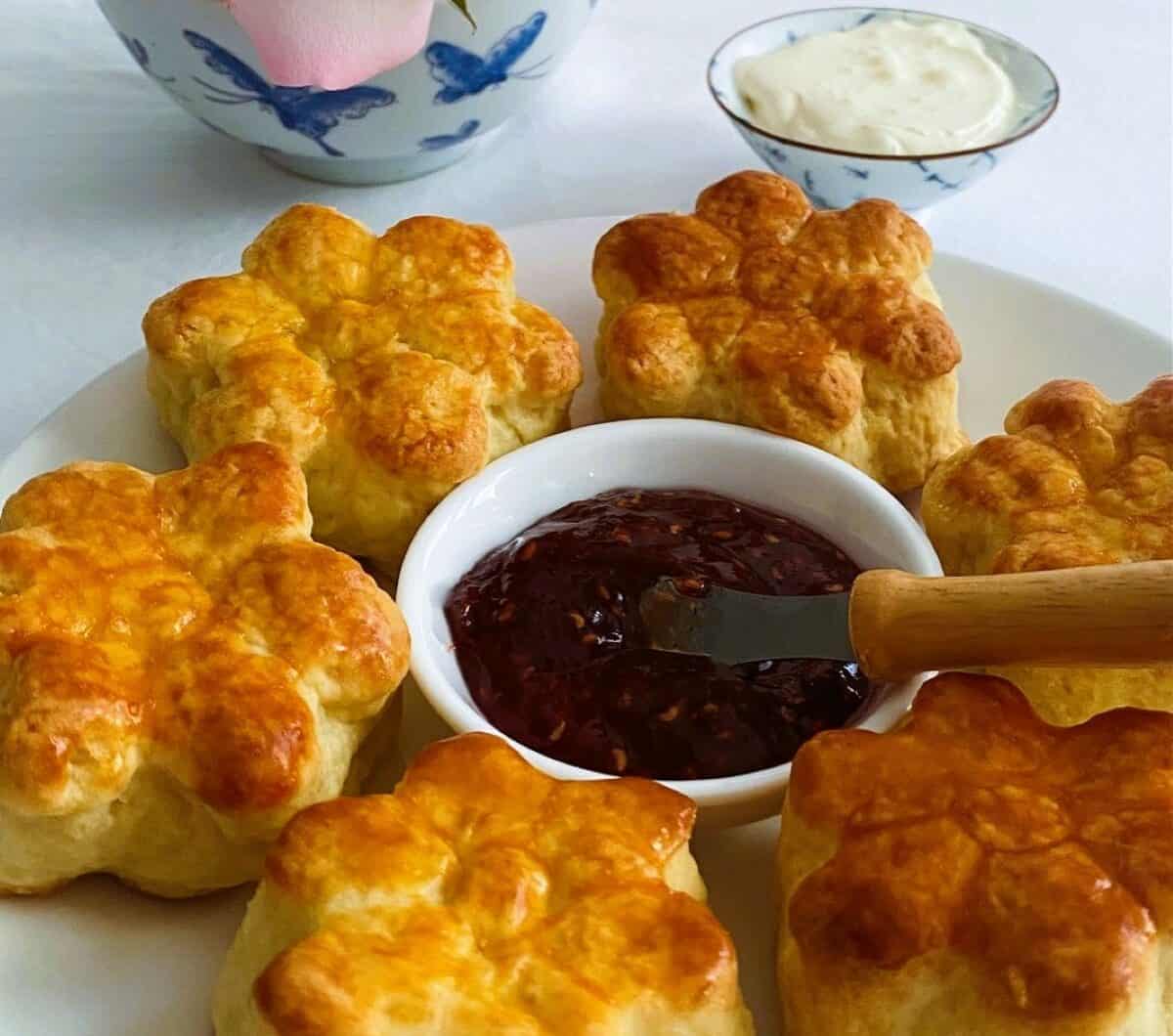 Flower Scones