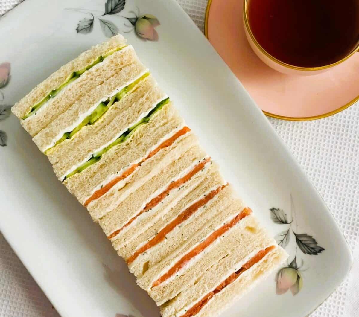 Smoked Salmon Finger Sandwiches
