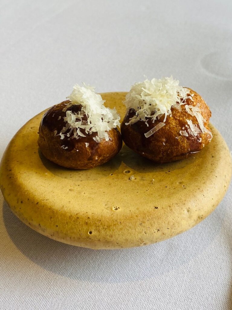 Truffle gougeres