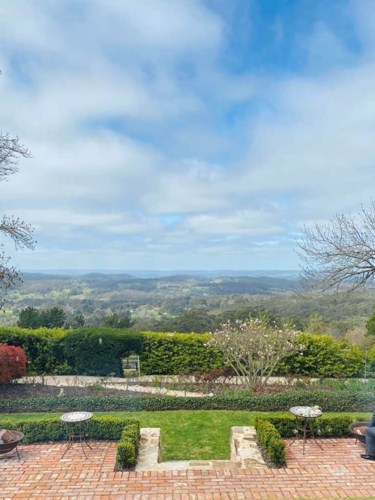 Mount Lofty House High Tea view