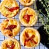 Chorizo and tomato mini quiche
