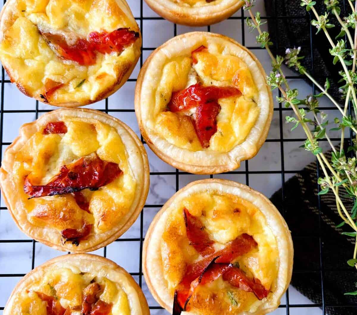 Chorizo & Tomato Mini Quiche