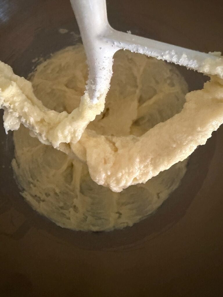 cream the butter and sugar