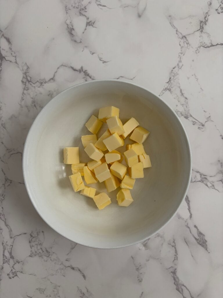 cubed butter