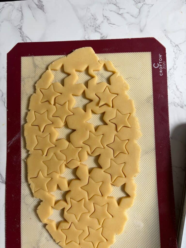 little star cookies dough