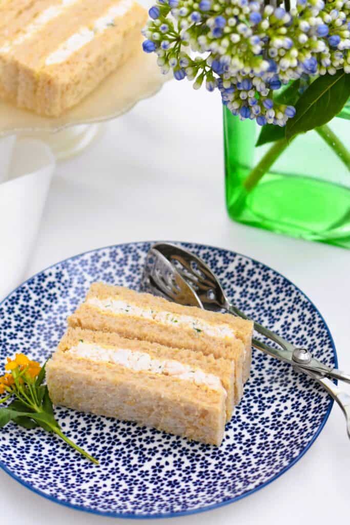 Chicken and Tarragon finger sandwiches