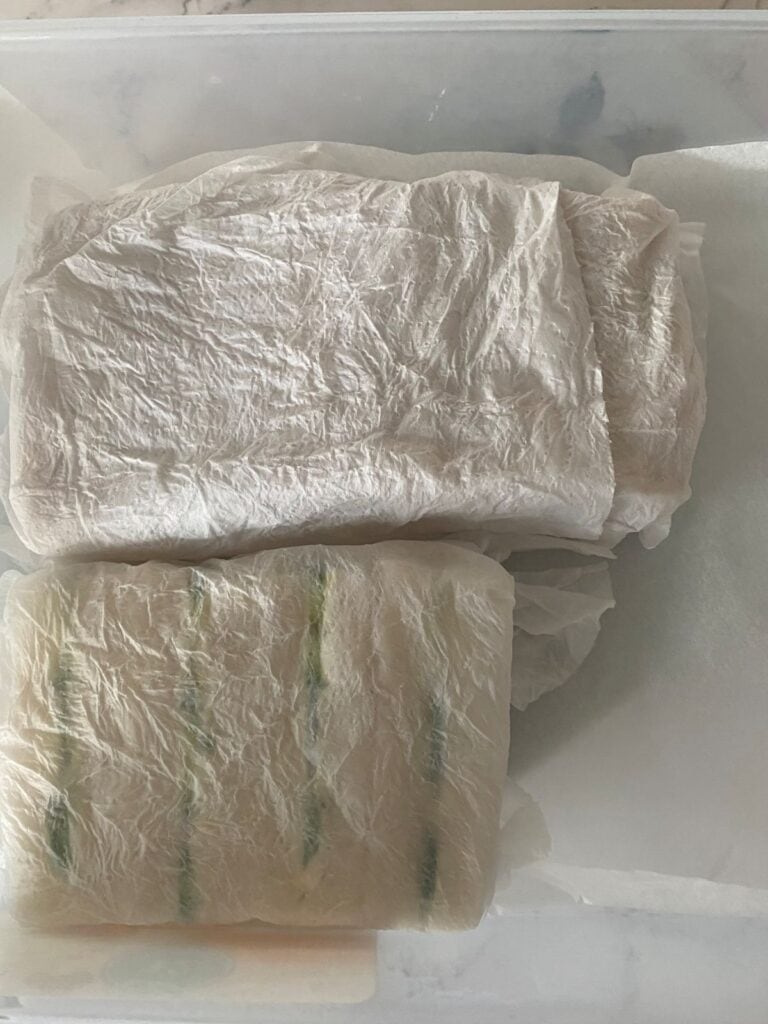 Cover with damp paper towels