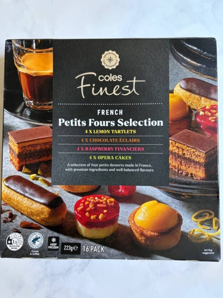 French Petits Fours Selection from Coles
