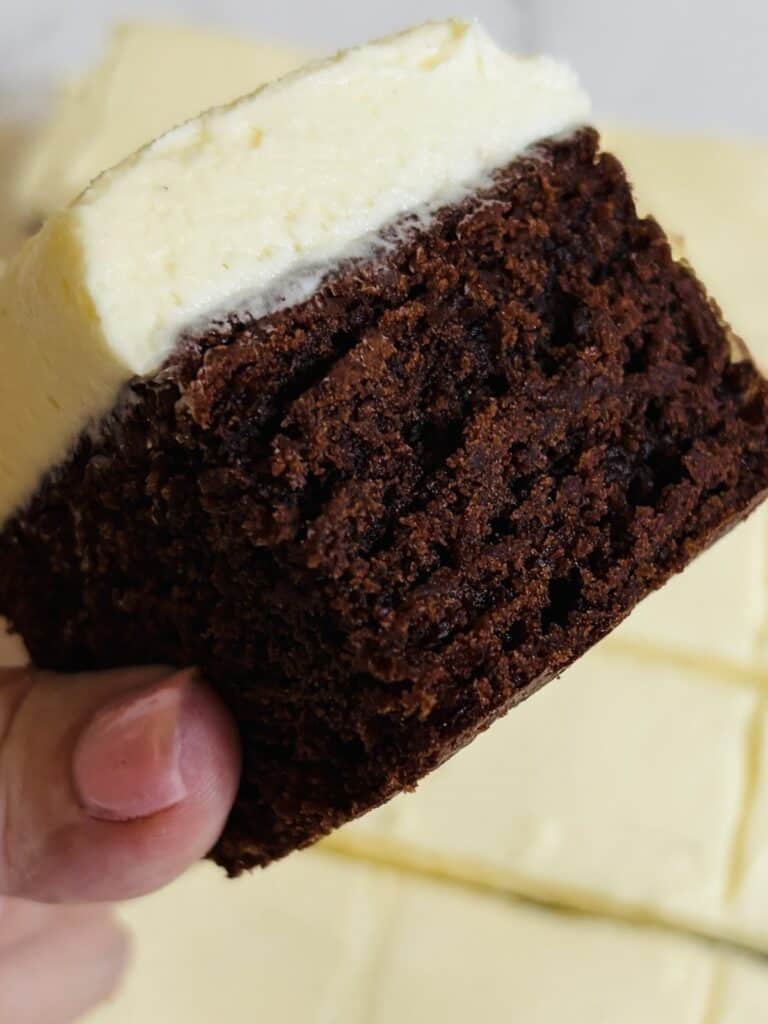 Top Deck style traybake slice