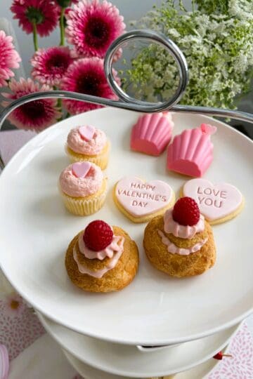 Valentine's day afternoon tea at home menu