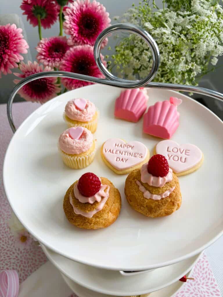 Valentine's day afternoon tea at home menu