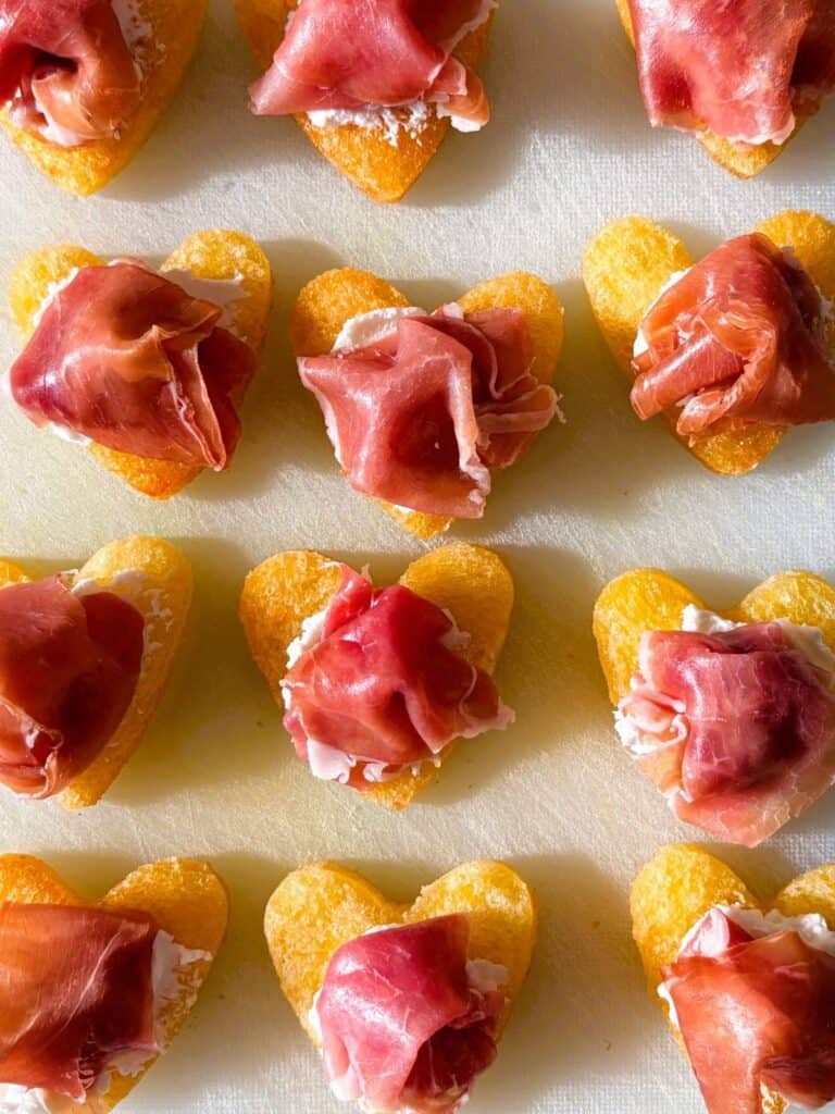 scrunched up prosciutto