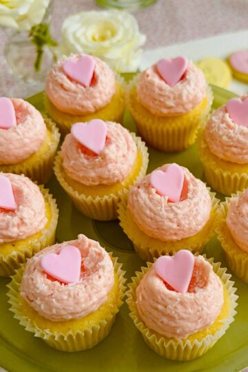 mini coconut ice cupcakes