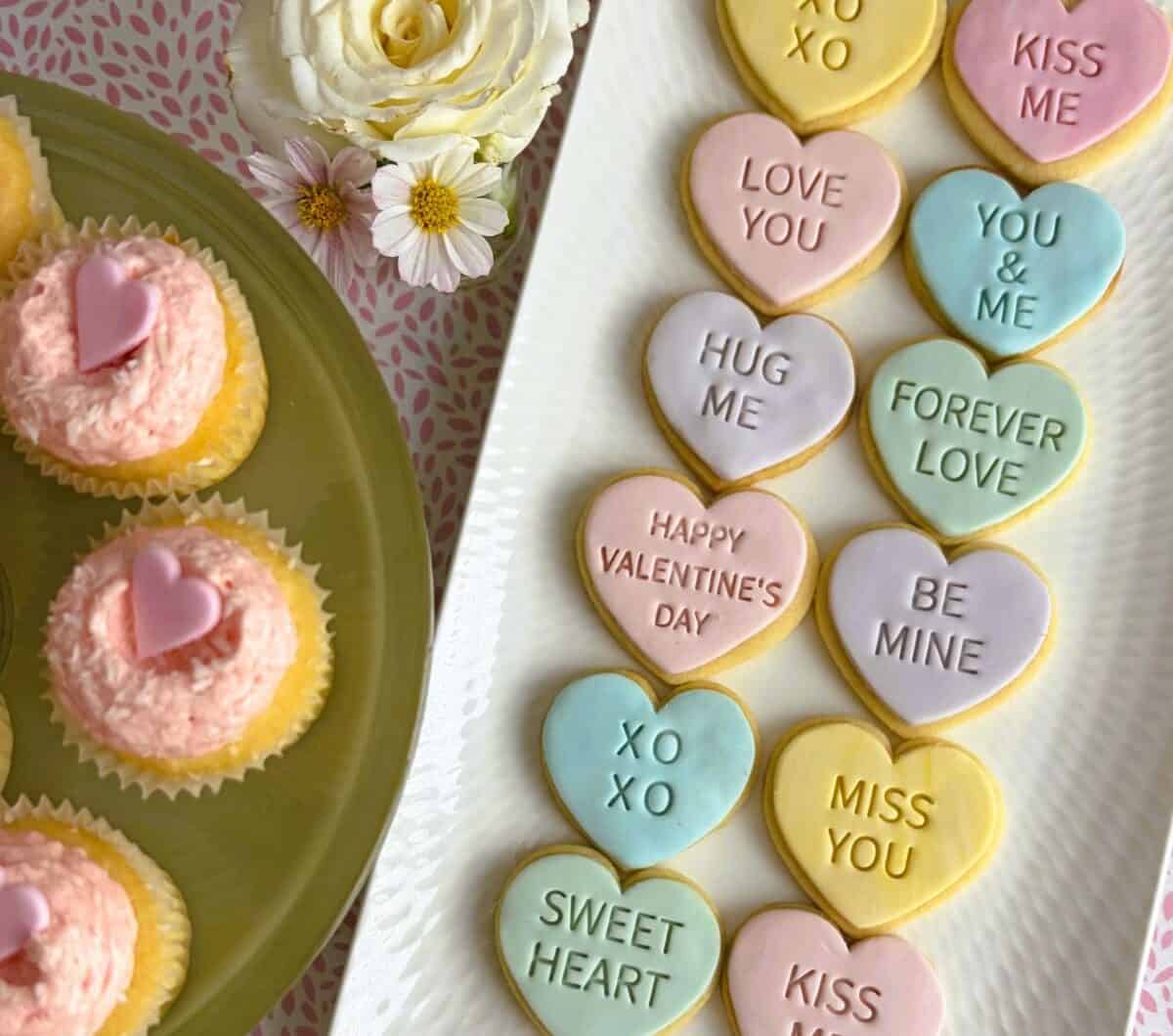 Valentine’s Stamp Cookies