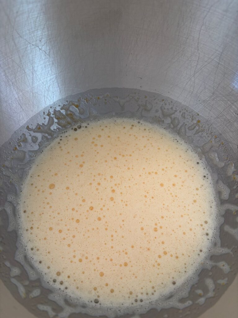 madeleine batter in mould