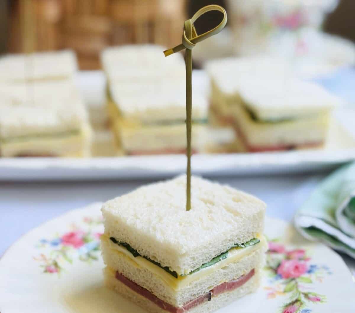 Roast Beef & Horseradish Sandwich Stacks