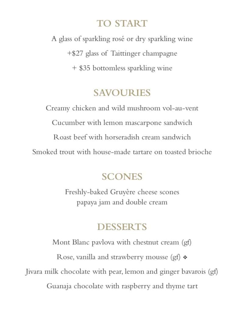 Hyatt Canberra Afternoon Tea