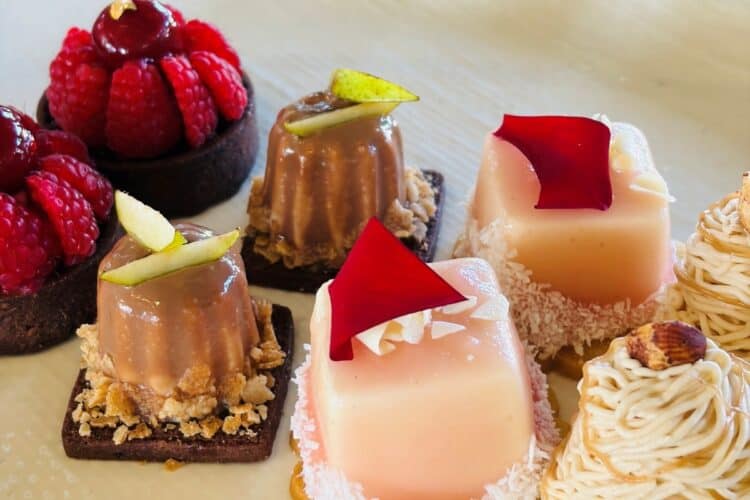 Hyatt Canberra Afternoon tea sweet selection