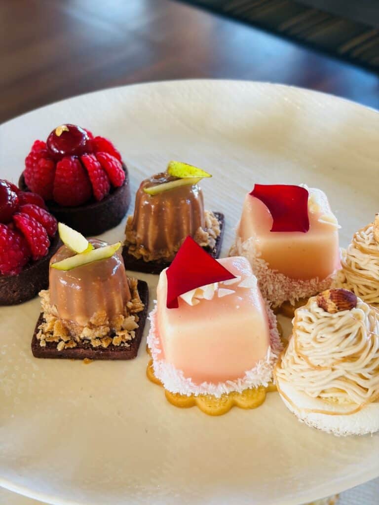 Hyatt Canberra Afternoon tea sweet selection